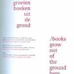 Books grow out of the ground here